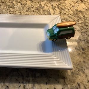 NORA FLEMMING MINI. NEW. GREEN WOODIE WAGON. NEW. RETIRED. A127